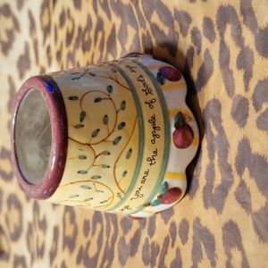 Small candle topper and cannisters